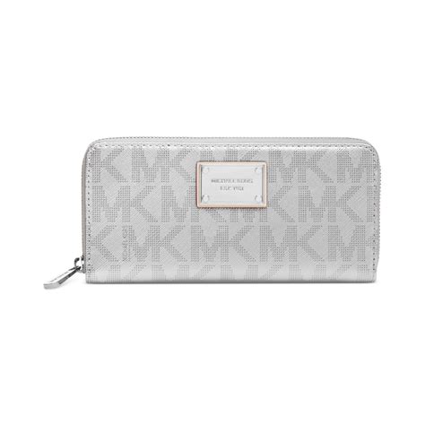 michael kors silver glitter wallet|michael kors small wallet women.